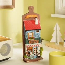 Robotime Rolife Aroma Toast Lab DIY Wall Hanging Miniature House Kit DS019