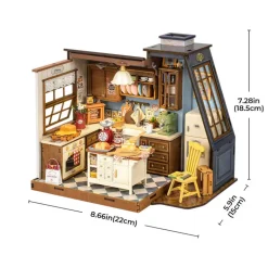 Robotime Rolife Baking Kitchen DIY Miniature House DG172 (Pre-Order)