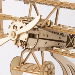 Robotime Rolife Bi-Plane TG301 DIY Wooden Toys 3D Puzzle