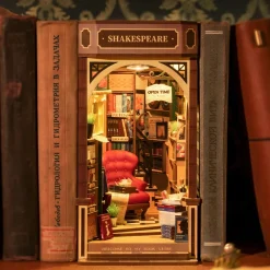 Robotime Rolife Bookstore DIY Book Nook Shelf Insert Kit TGB07