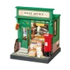 Robotime Rolife Century Post Office DIY Miniature House DS037