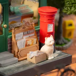 Robotime Rolife Century Post Office DIY Miniature House DS037