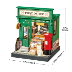 Robotime Rolife Century Post Office DIY Miniature House DS037