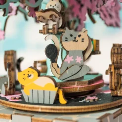 Robotime Rolife Cherry Blossom Tree DIY Music Box AM409