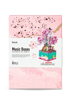 Robotime Rolife Cherry Blossom Tree DIY Music Box AM409