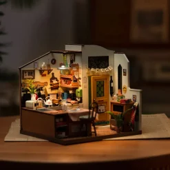 Robotime Rolife Cozy Kitchen DIY Miniature House DG159