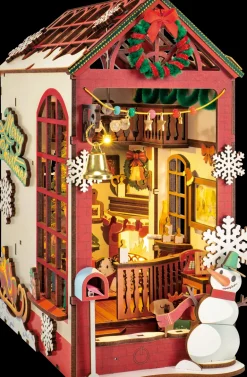 Robotime Rolife DIY Christmas Indoor Scene Book Nook Shelf Insert TGC07