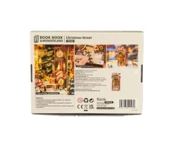 Robotime Rolife DIY Christmas Street Book Nook Shelf Insert TGC06