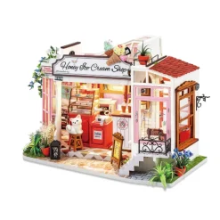 Robotime Rolife DIY Miniature Dollhouse DG148 Honey Ice-cream Shop
