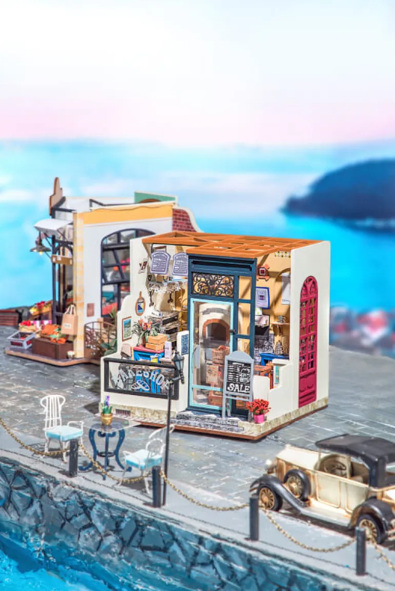 Robotime Rolife DIY Miniature Dollhouse DG143 Bakery Store