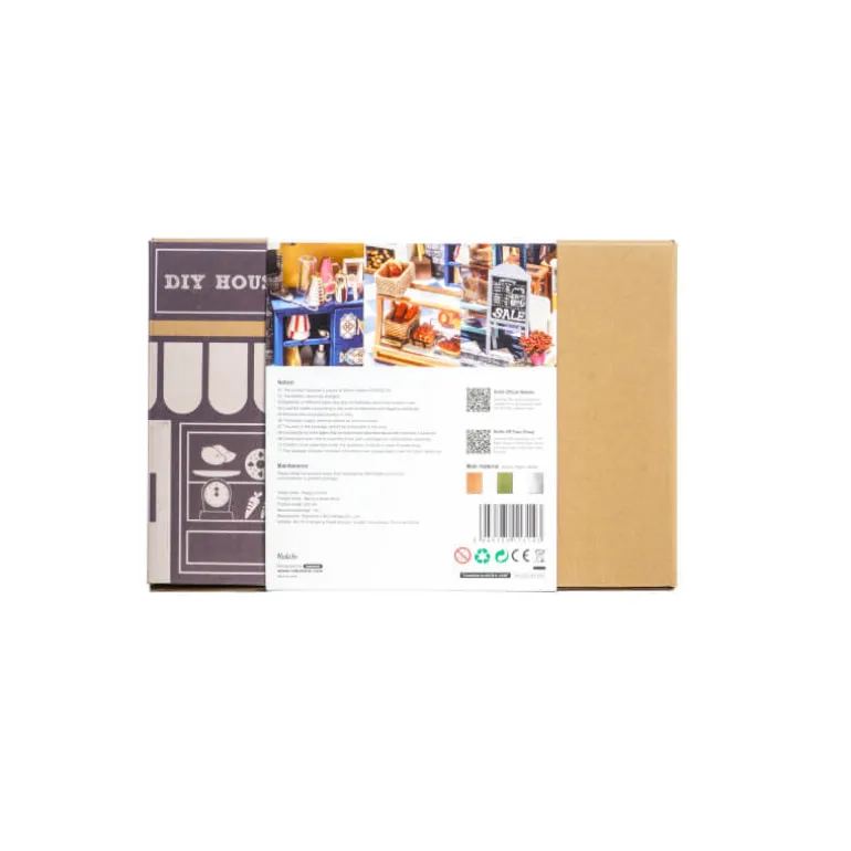 Robotime Rolife DIY Miniature Dollhouse DG143 Bakery Store