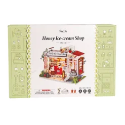 Robotime Rolife DIY Miniature Dollhouse DG148 Honey Ice-cream Shop