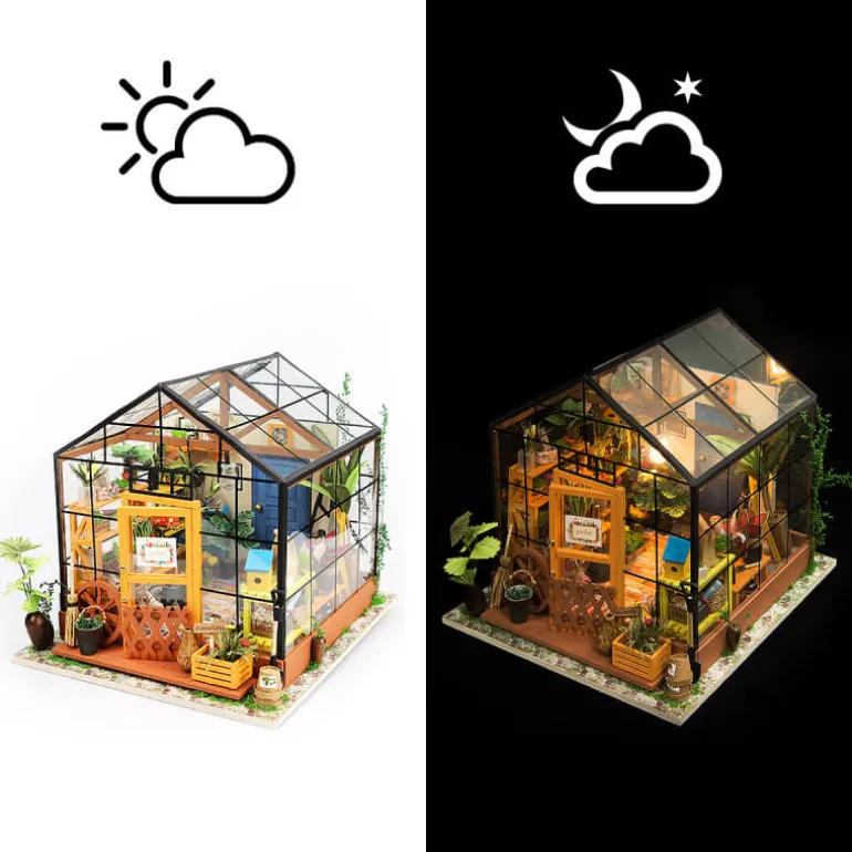 Robotime Rolife DIY Miniature Dollhouse DG104 Flower House