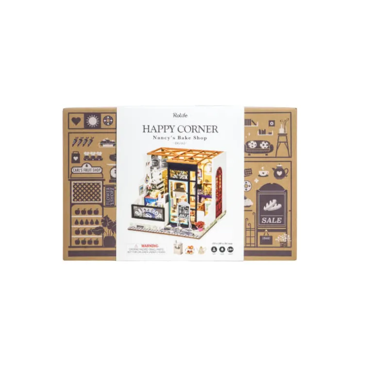Robotime Rolife DIY Miniature Dollhouse DG143 Bakery Store