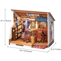 Robotime Rolife DIY Miniature House Kit DG155 Kiki's Magic Emporium