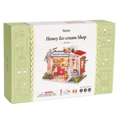 Robotime Rolife DIY Miniature Dollhouse DG148 Honey Ice-cream Shop