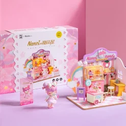Robotime Rolife DIY Miniature Dollhouse DG151 Nanci Candy House + Figure