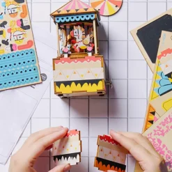 Robotime Rolife DIY Music Box Merry-Go-Round AM304