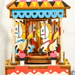 Robotime Rolife DIY Music Box Merry-Go-Round AM304