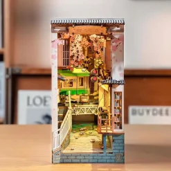 Robotime Rolife DIY Sakura Densya Book Nook Shelf Insert TGB01