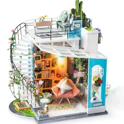 Robotime Rolife Dora’s Loft DG12 DIY Wooden Dollhouse