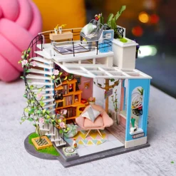 Robotime Rolife Dora’s Loft DG12 DIY Wooden Dollhouse