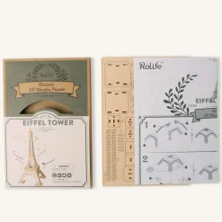 Robotime Rolife Eiffel Tower TG501 Architecture 3D Wooden Puzzle
