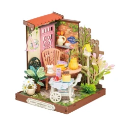 Robotime Rolife Fancy Tea Yard DIY Miniature House DS038