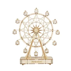 Robotime Rolife Ferris Wheel 3D Wooden Puzzle Music Box TGN01
