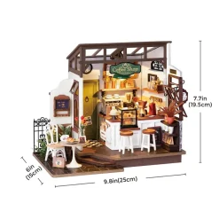 Robotime Rolife Flavory Café Miniature House kit DG162