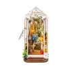 Robotime Rolife Holiday Garden House DIY Book Nook Shelf Insert TGB06