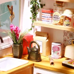 Robotime Rolife Jason's Kitchen Miniature Dollhouse Kit DG105