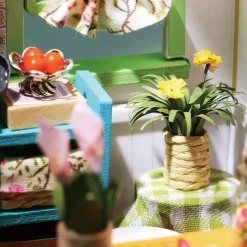 Robotime Rolife Jason's Kitchen Miniature Dollhouse Kit DG105