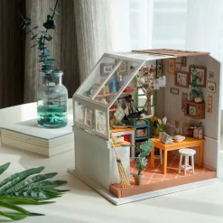 Robotime Rolife Jason's Kitchen Miniature Dollhouse Kit DG105