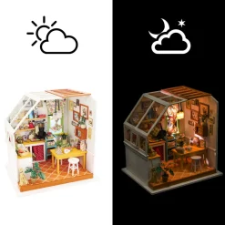 Robotime Rolife Jason's Kitchen Miniature Dollhouse Kit DG105