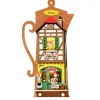 Robotime Rolife Lazy Coffee House DIY Wall Hanging Miniature House Kit DS020