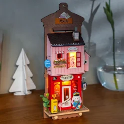Robotime Rolife Love Post Office DIY Wall Hanging Miniature House Kit DS021