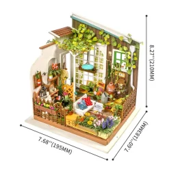 Robotime Rolife Miller's Garden DIY Miniature House Kit DG108