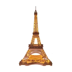 Robotime Rolife Night of the Eiffel Tower 3D Wooden Puzzle TGL01