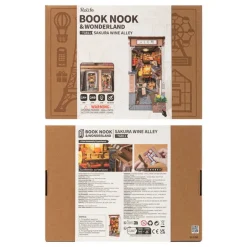 Robotime Rolife Sakura Wine Alley DIY Book Nook Shelf Insert Kit TGB11 (Pre-Order)