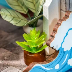 Robotime Rolife Sea Holiday Restaurant DIY Miniature House DS039