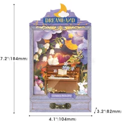 Robotime Rolife Starry Melody DIY Dollhouse Box Theater DS025