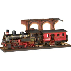 Robotime Rolife Steam Journey 3D Wooden Puzzle TGS01