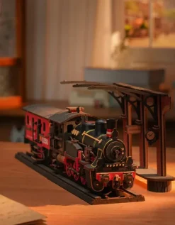 Robotime Rolife Steam Journey 3D Wooden Puzzle TGS01