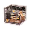 Robotime Rolife Super Creator Golden Wheat Bakery Plastic Miniature House kit DW005