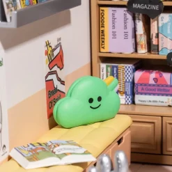 Robotime Rolife Super Creator Fascinating Book Store Plastic Miniature House kit DW004