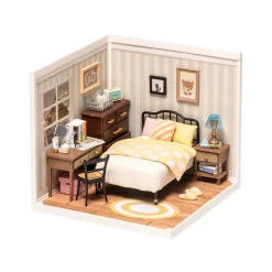 Robotime Rolife Sweet Dream Bedroom DIY Plastic Miniature House DW009
