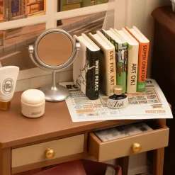 Robotime Rolife Sweet Dream Bedroom DIY Plastic Miniature House DW009