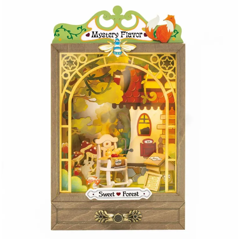 Robotime Rolife Sweet Forest DIY Dollhouse Box Theater DS026