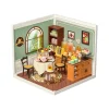 Robotime Rolife Sweet Sips Tea DIY Plastic Miniature House DW011